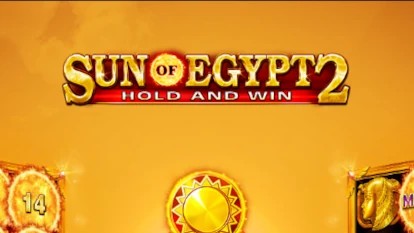 Screenshot of Sun of Egypt 2 Hold and Win slot game on Jackpot Jill casino platform